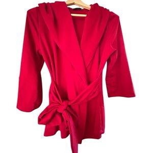 Xtaren Vibrant Red Women's Blazer Size S/M